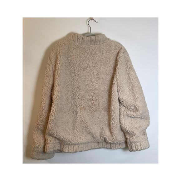 Urban Outfitters Teddy Jacket in Cream - Size‎ L - SO Yummy! - Picture 2 of 11